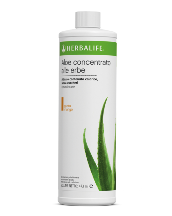 Aloe concentrato alle erbe Aloe Gusto Mango 473 ml