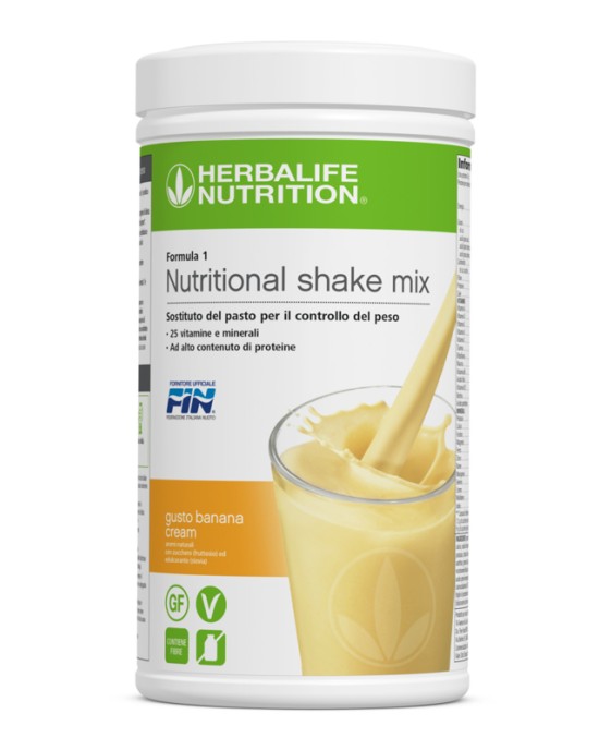 Formula 1 sostituto del pasto Banana Cream 550 g Formula 1 sostituto del pasto Banana Cream 550 g