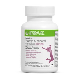 Formula 2 Vitamin & Mineral Complex Donna 60 Compresse Formula 2 Vitamin & Mineral Complex Donna 60 Compresse