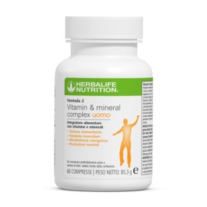 Formula 2 Vitamin & Mineral Complex Uomo 60 Compresse Formula 2 Vitamin & Mineral Complex Uomo 60 Compresse