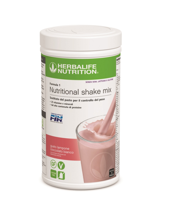 Formula 1 sostituto del pasto Free, Lampone e cioccolato bianco 500 g Formula 1 sostituto del pasto Free, Lampone e cioccolato bianco 500 g