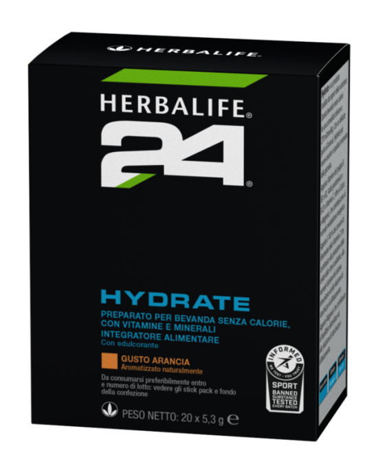 Hydrate gusto arancia 20 bustine Hydrate gusto arancia 20 bustine