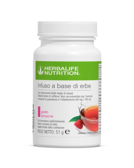 Infuso a base di erbe - Nuova formulazione - Gusto Lampone 51g Infuso a base di erbe - Nuova formulazione - Gusto Lampone 51g