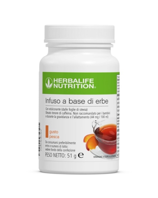 Infuso a base di erbe - Nuova formulazione - Gusto Pesca 51g Infuso a base di erbe - Nuova formulazione - Gusto Pesca 51g