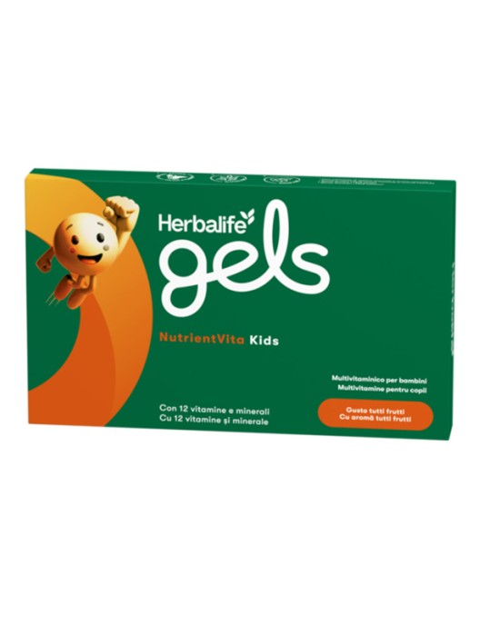Herbalife Gels NutrientVita Kids Tutti frutti 30 gelatine masticabili Herbalife Gels NutrientVita Kids Tutti frutti 30 gelatine masticabili